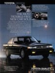 1988 Toyota Cressida. The Most Trouble-Free New Car Sold
