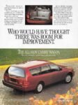 1992 Toyota Camry Wagon. Who Would Have Thought There Was Room For Improvement