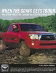 2006 Toyota Tacoma 4x4. When The Going Gets Tough, The Tough Press The Locking Rear Differential Button