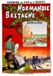 1892 Chemins de Fer de L-Ouest Normandie Bretagne