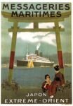 1920 Messageries Maritimes, Japon Extrême-Orient.