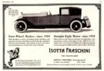 1924 Isotta Fraschini Straight 8 Town Car