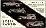 1930 Isotta Fraschini. No Two Alike!