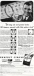 1937 'I'll stop oil and power leaks 50 times a second with this piston ring' Perfect Circle