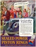 1945 A car is as old as its piston rings. Sealed Power Piston Rings