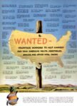 1945 Wanted - Volunteer Workers To Help Harvest And Pack America's Fruits, Vegetables, Grains, And Other Vital Crops. Dole