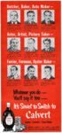 1949 Whatever you do - You-ll say it too - It's Smart to Switch to Calvert