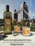 1982 Because you enjoy going first class. Passport Scotch