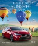 2015 Toyota Camry. It's The Stops That Inspire Us To Go