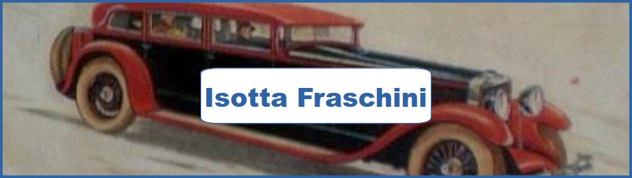 Isotta Fraschini Ad and Poster Collection